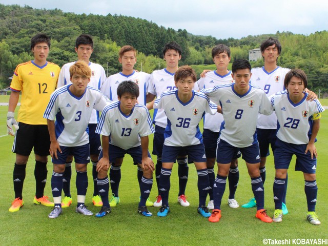 [練習試合]小川2発、杉森ハット!17年U-20W杯目指すU-19日本代表候補がソニー仙台FCに5発快勝(8枚)