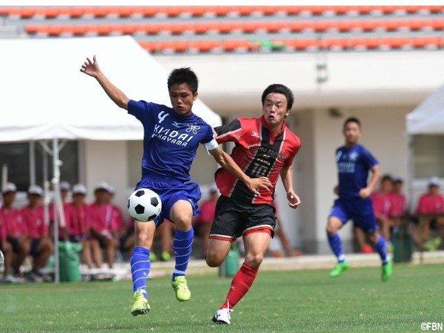 [総体]堅守の近大和歌山が矢板中央退ける