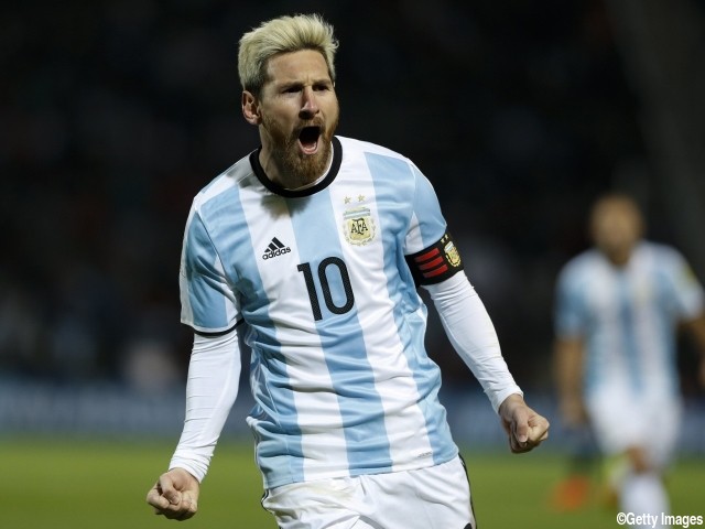 メッシ鮮烈復活!代表引退撤回メッシ弾でアルゼンチンが南米予選首位浮上!!
