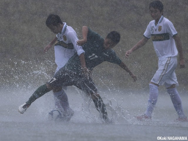 [NB CHAMPIONSHIP U-16]インハイ4強で下級生も意識向上の昌平、大雨の中で気迫の1勝