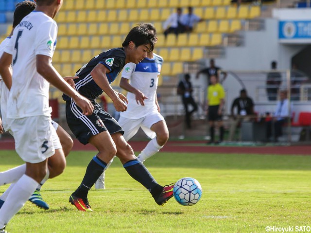 [AFC U-16選手権]U-16日本代表は街クラブの注目アタッカー・中村が2発!!