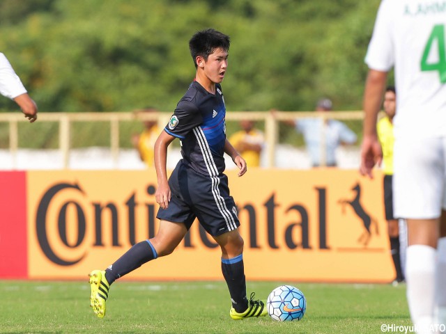 [AFC U-16選手権]MF平川は絶妙パスで同点ゴール演出(4枚)