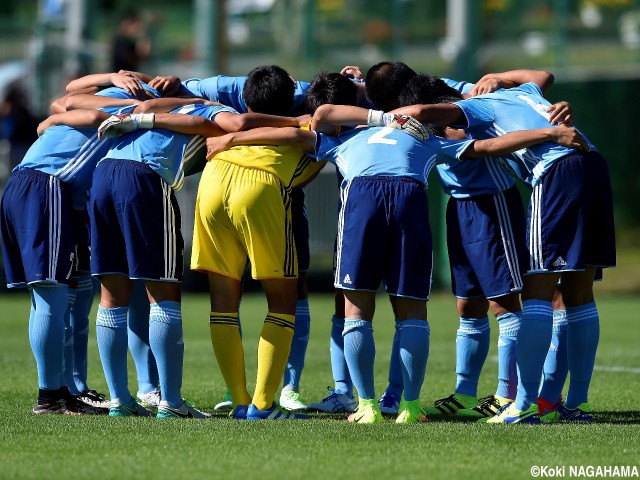 [国体少年男子]終了間際のV弾! 広島県が1-0勝利で2回戦進出(16枚)