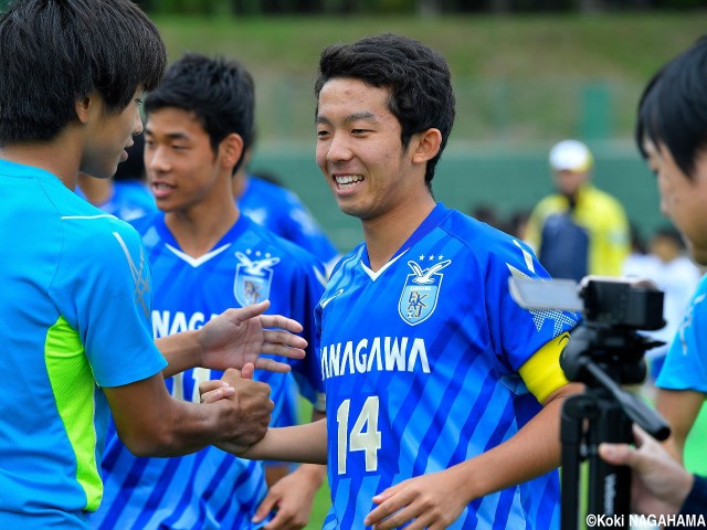 [国体少年男子]昨年の優勝を知る神奈川県MF桝谷主将がチームを牽引(8枚)