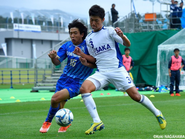 [国体少年男子]大阪府CB河井&石尾が「めちゃくちゃ強かった」神奈川県の攻撃止める(4枚)