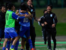 [国体少年男子]神奈川県のスタッフ、選手たちが最も盛り上がった5点目のゴール!FW山田が復活の一撃