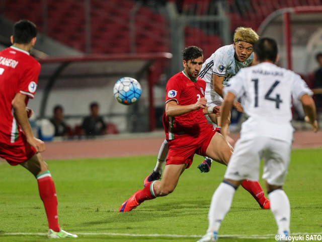 [AFC U-19選手権]イランにとって危険な存在となったMF堂安(4枚)