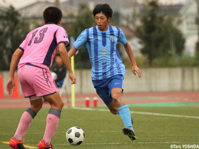 [選手権予選]攻守において存在光る桐光学園の14年U-16代表候補FW西川&日本高校選抜MF鳥海(8枚)