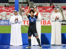 [AFC U-19選手権]唯一の前回大会経験者、MF坂井主将「リベンジ以上のことができて嬉しい」(4枚)