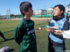 [選手権予選]磐田内定の昌平MF針谷が2得点演出、注目の中「見本となれる選手になりたい」