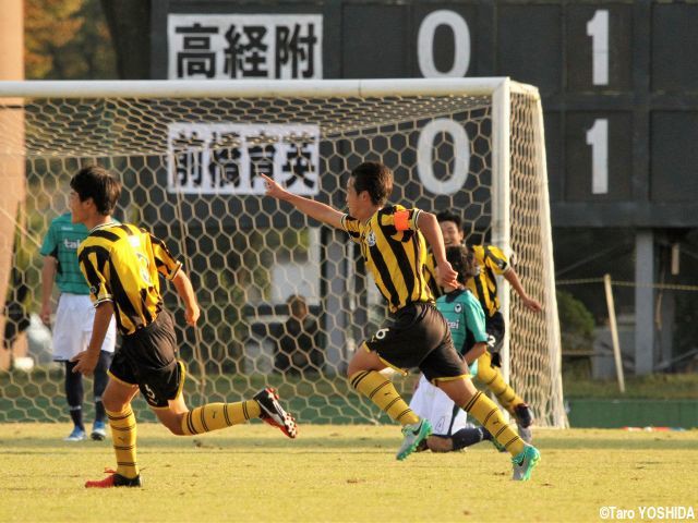 [MOM1931]前橋育英MF長澤昂輝(3年)_広島から挑戦の「もう一人のリーダー」、決勝導く延長V弾