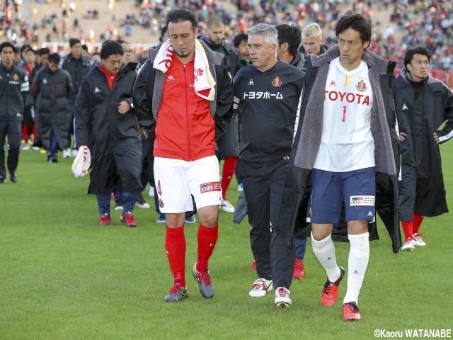 降格に騒然としたスタジアム…名古屋が物の投げ込み行為に厳重注意