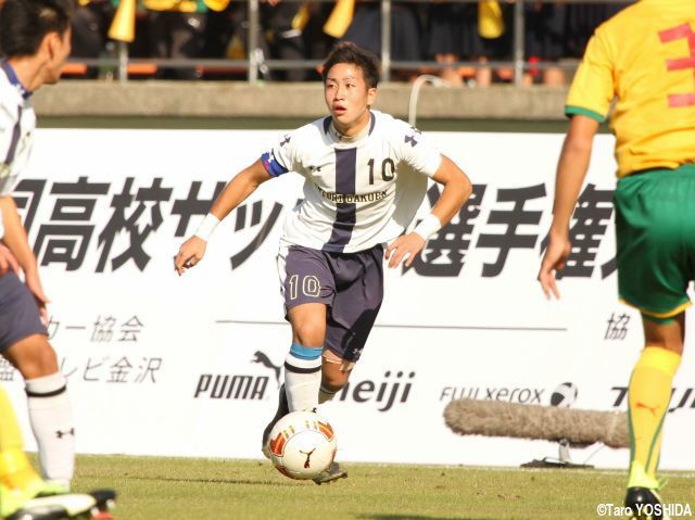 [選手権予選]巧みに星稜撃破の決勝点演出!鵬学園MF千葉東主将が石川県予選MVPに