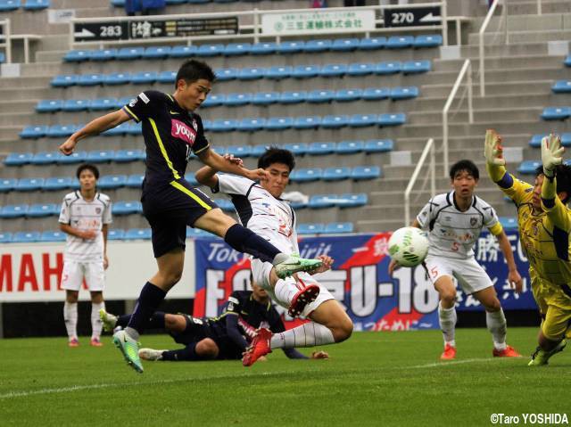 [Jユースカップ]得点王の広島ユースFW山根永遠、悔しい準優勝も「みんなに感謝したい」