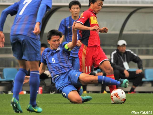 [選手権予選]苦しい戦い乗り越えて全国切符獲得!湘南内定の市立船橋DF杉岡主将は夏冬日本一を獲得してプロの世界へ