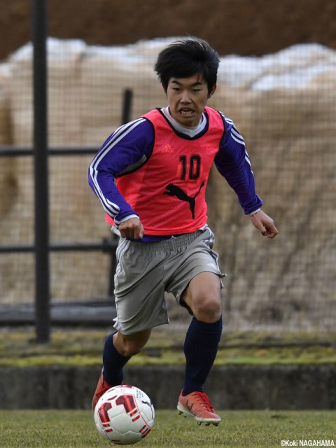 [日本高校選抜選考合宿]佐野日大FW長崎達也「歴史を変えられて嬉しかったし、思い出に残る大会でした」