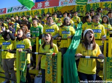 千葉サポーター、ちばぎん杯2連勝中の日立台へ大勢来場(16枚)