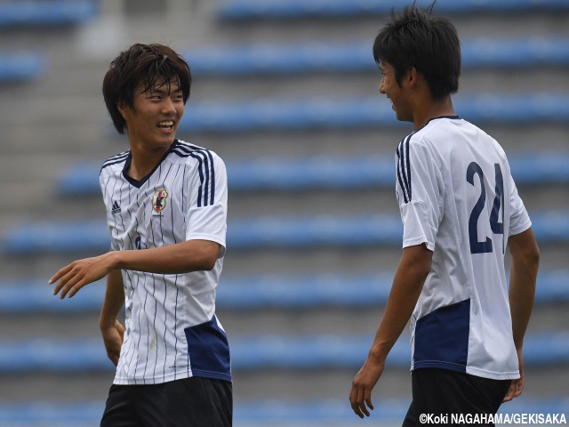 小川航基が決勝弾…U-20日本代表、控え組中心の磐田に完封勝利
