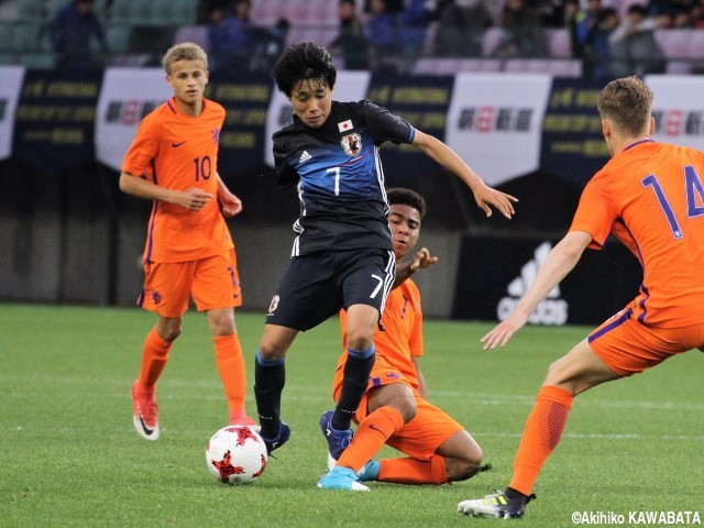 欠いた決定力と戦術的対応力。U-16日本代表、オランダに痛恨の逆転負け