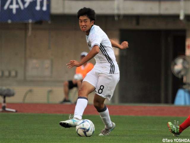 U-17W杯出場へ、新潟で猛アピールのMF奥野耕平。最終戦でゴールも(4枚)
