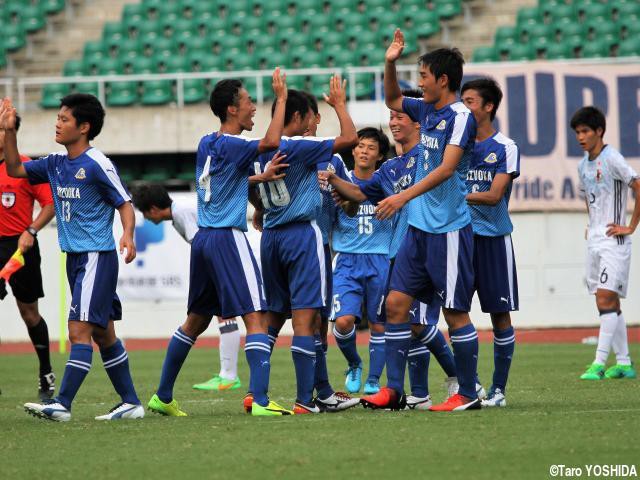 [SBS杯]FW白井V弾!静岡ユースがU-18日本代表相手に堂々の勝利!