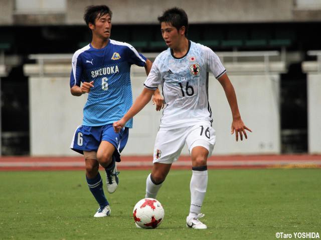 [SBS杯] U-18日本代表の静学MF渡井、静岡ユース戦黒星の悔しさバネに