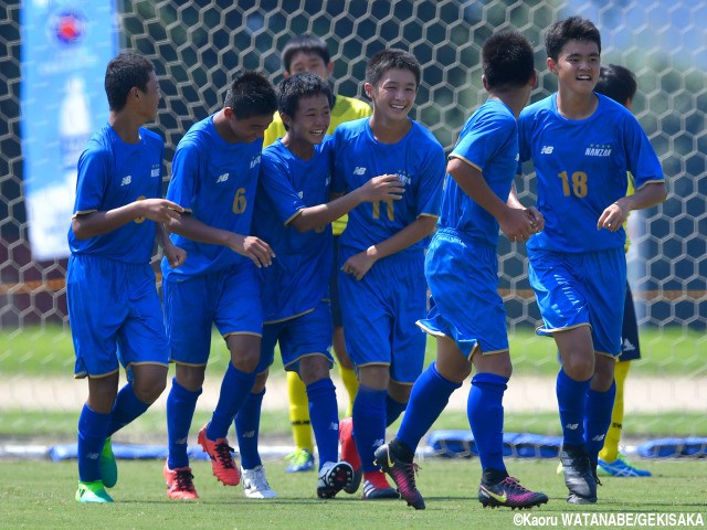 [全中]4連覇目指す青森山田2-1発進、昨年準V暁星国際が1回戦敗退