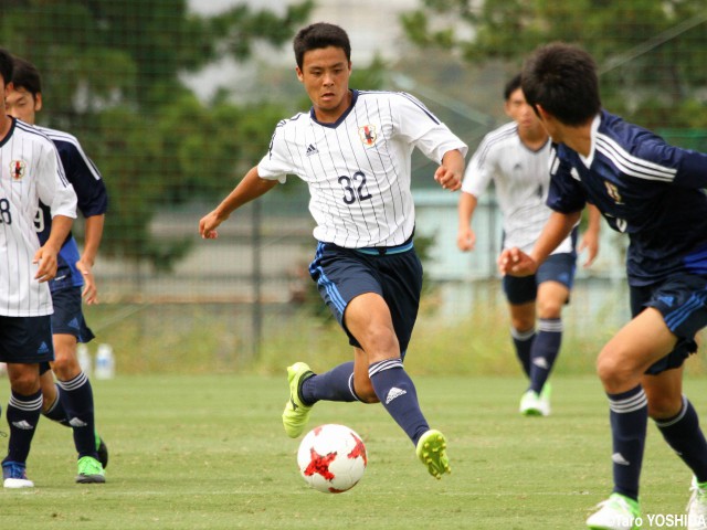 U-18日本代表候補合宿最終日、齊藤らMF陣が先発争いに食い込む力示す(18枚)