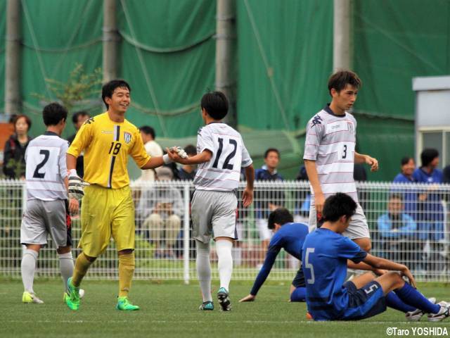 欠場の判断した3年生CBのためにも勝利へ一丸。湘南学院が第3シード・横浜創英破り、初の8強入りへ前進!:神奈川