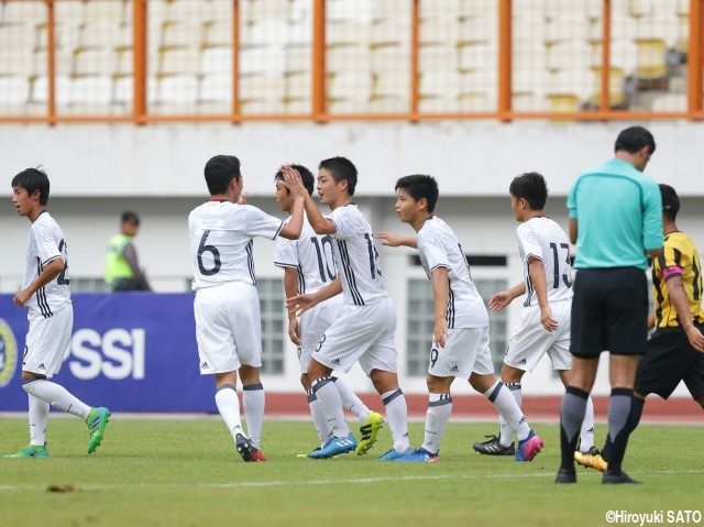 [AFC U-16選手権予選]3試合35得点0失点。日韓W杯世代の日本代表が第一関門を踏破!!