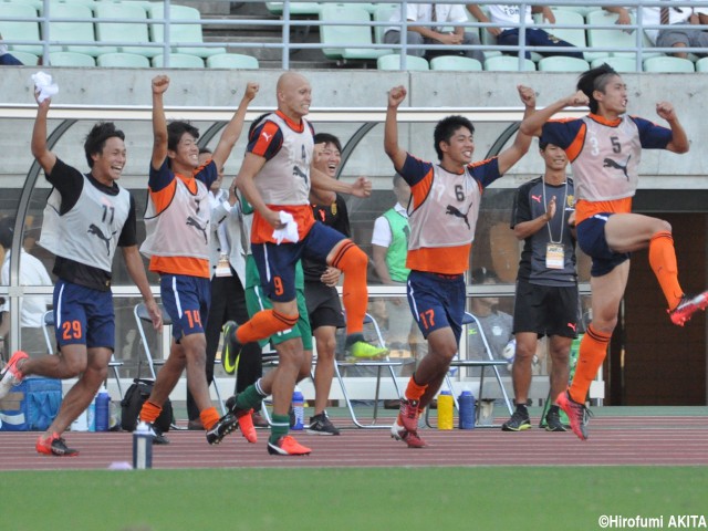 法大が“3年ぶり”の決勝へ!武藤の1点を守り切り、インカレ王者・筑波大を撃破(14枚)