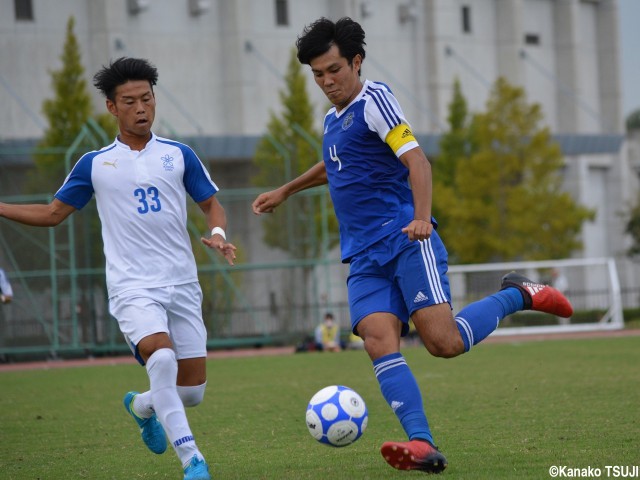 [関西]関学大は今季3度目の2連勝で3位キープ、MF中野が全2得点に絡む活躍(14枚)