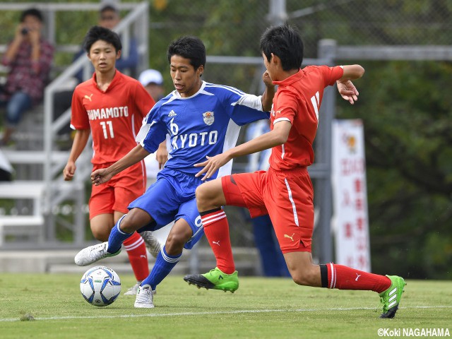 [国体少年男子]MF佐藤2発!京都府が熊本県との撃ち合いを5-3で制す!