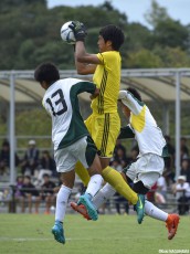 [国体少年男子]好守連発のU-15日本代表GK山田大樹が茨城県の勝利に貢献