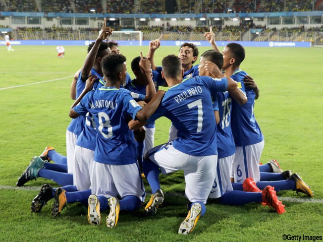 [U-17W杯]イラン、ブラジルが3連勝で首位通過…日本はE組1位ならスペイン、2位ならF組1位と決勝Tで対戦へ