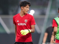 GK谷「チャレンジャーとして戦う」U-17日本、ベストメンバーで強敵撃破へ(12枚)