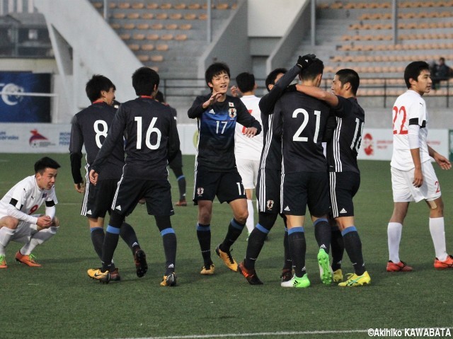 [AFC U-19選手権予選]U-18日本代表vsU-18モンゴル代表試合記録