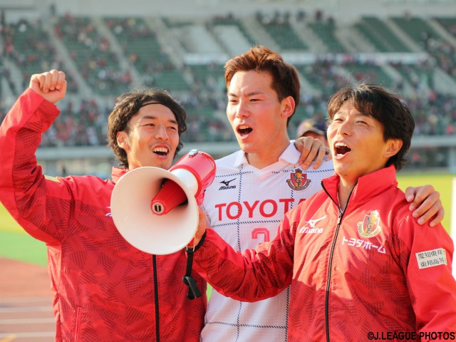 3位名古屋が岡山に粘り勝ち! 7戦無敗で2位長崎を追走(16枚)