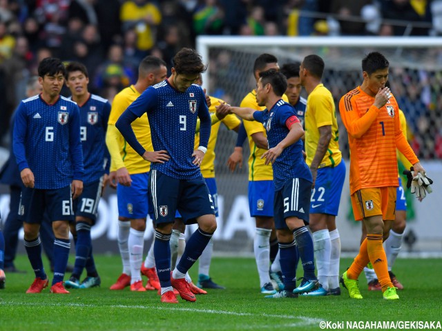 王国からの厳しいレッスン…前半3失点の日本はブラジル戦5連敗(24枚)