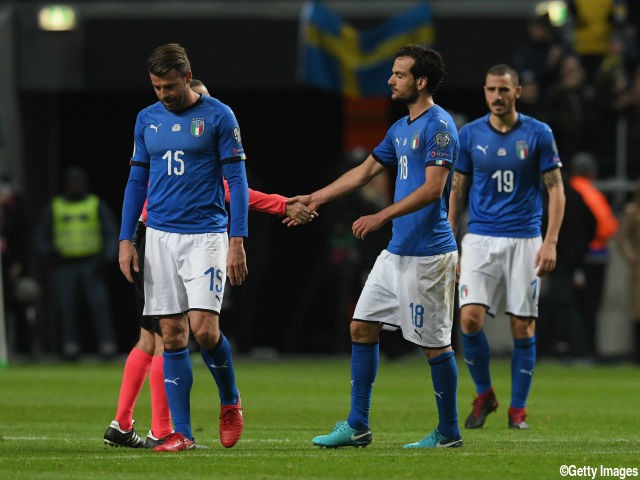 イタリアがW杯出場ピンチ…不運な失点でスウェーデンに先勝許す