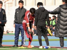 試合直前に九産大GK加藤を襲ったハプニング…「気合を入れて結んだら切れちゃって」