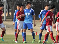 横浜FMから合流のCB生駒&FW町野、日本高校選抜を勝たせるプレー誓う(8枚)