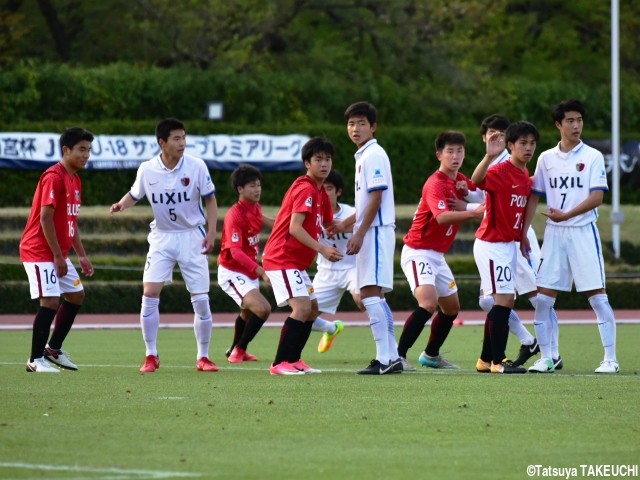 [プレミアリーグEAST]“球際”ラッシュの鹿島ユース、監督不在の浦和ユースを力でねじ伏せる