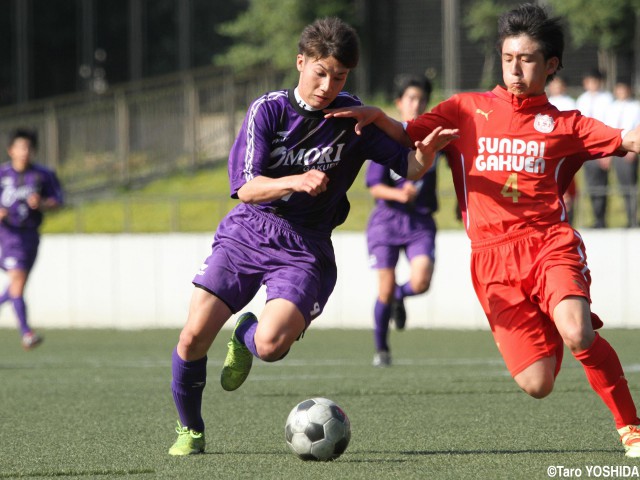 大森学園の俊足ストライカー、FW平木がチャンス量産(4枚)