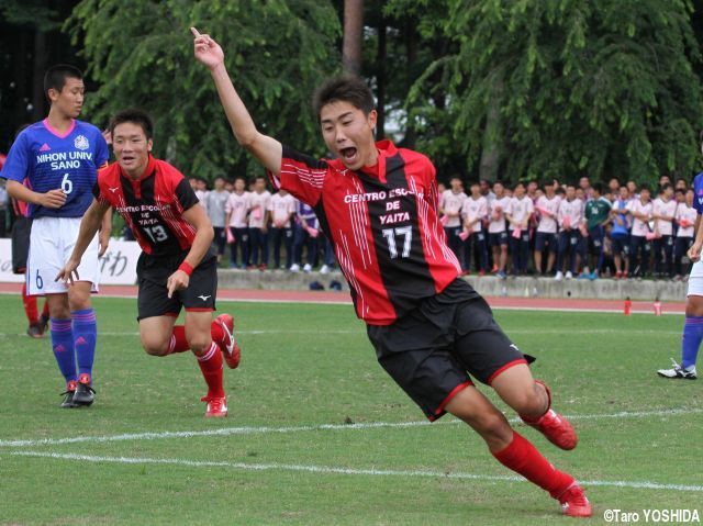 選手権はベンチ外も、結果残し続けて主軸へ。矢板中央MF伊藤が3試合連続先制弾!