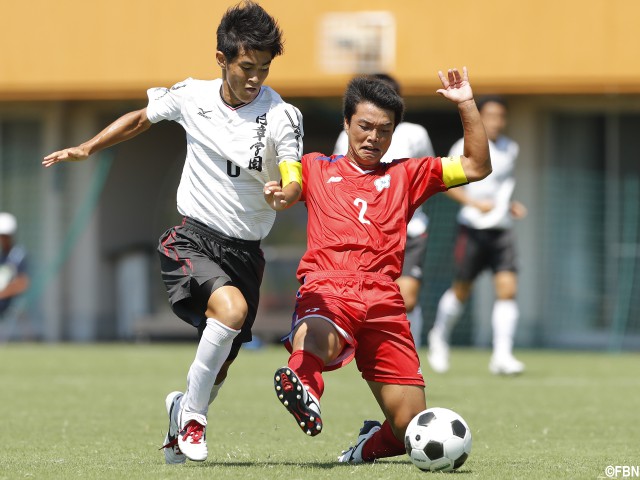 主将MF比嘉の直接FKなどで日章学園が地元三重に快勝(8枚)