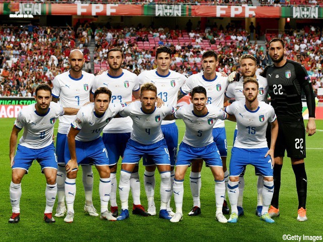 “あのクラブ”の選手がいない…イタリア、ポルトガル戦で20年ぶりの珍事
