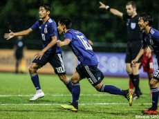 [AFC U-16選手権]2発!“赤い彗星”の技巧派FW荒木、ブルーまとって輝く(5枚)