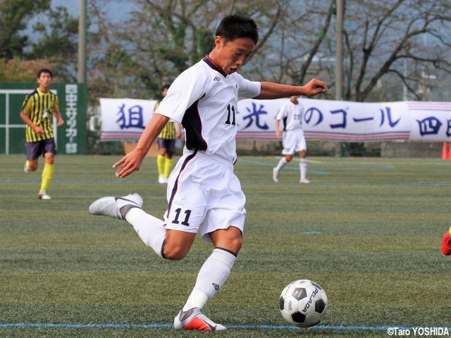 クロスは「長谷川健太のよう」の声も。四中工のU-17代表FW和田が2得点