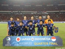 6万人超アウェーの一大決戦!! U-19日本代表、世界切符かけて開催国インドネシアと対戦(12枚)
